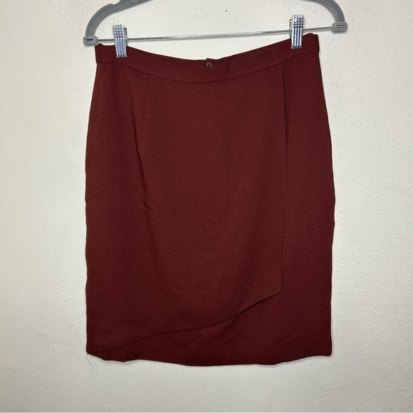 Vintage D'ore by Della Roufogali Brown Pencil Skirt Size 10 - Picture 1 of 7